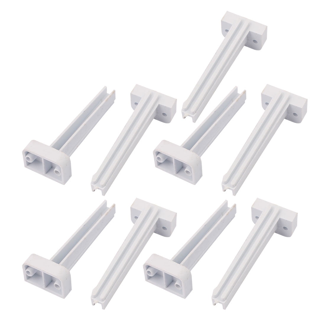 9 pcs Vertical Mounting PCB Circuit Board Slot Guide Rail Supporting