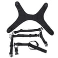 thumbnail image 1 of Chaleco táctico multifunción P90 de nailon negro para exteriores, correa para colgar, cuerda de seguridad deportiva profesional para escalada y montañismo, eslinga multifunción., 1 of 11