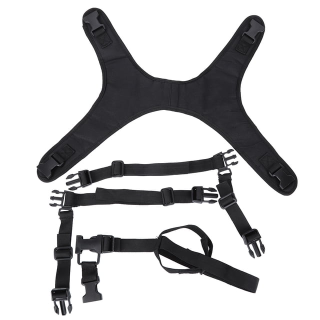 Chaleco táctico multifunción P90 de nailon negro para exteriores, correa para colgar, cuerda de seguridad deportiva profesional para escalada y montañismo, eslinga multifunción.