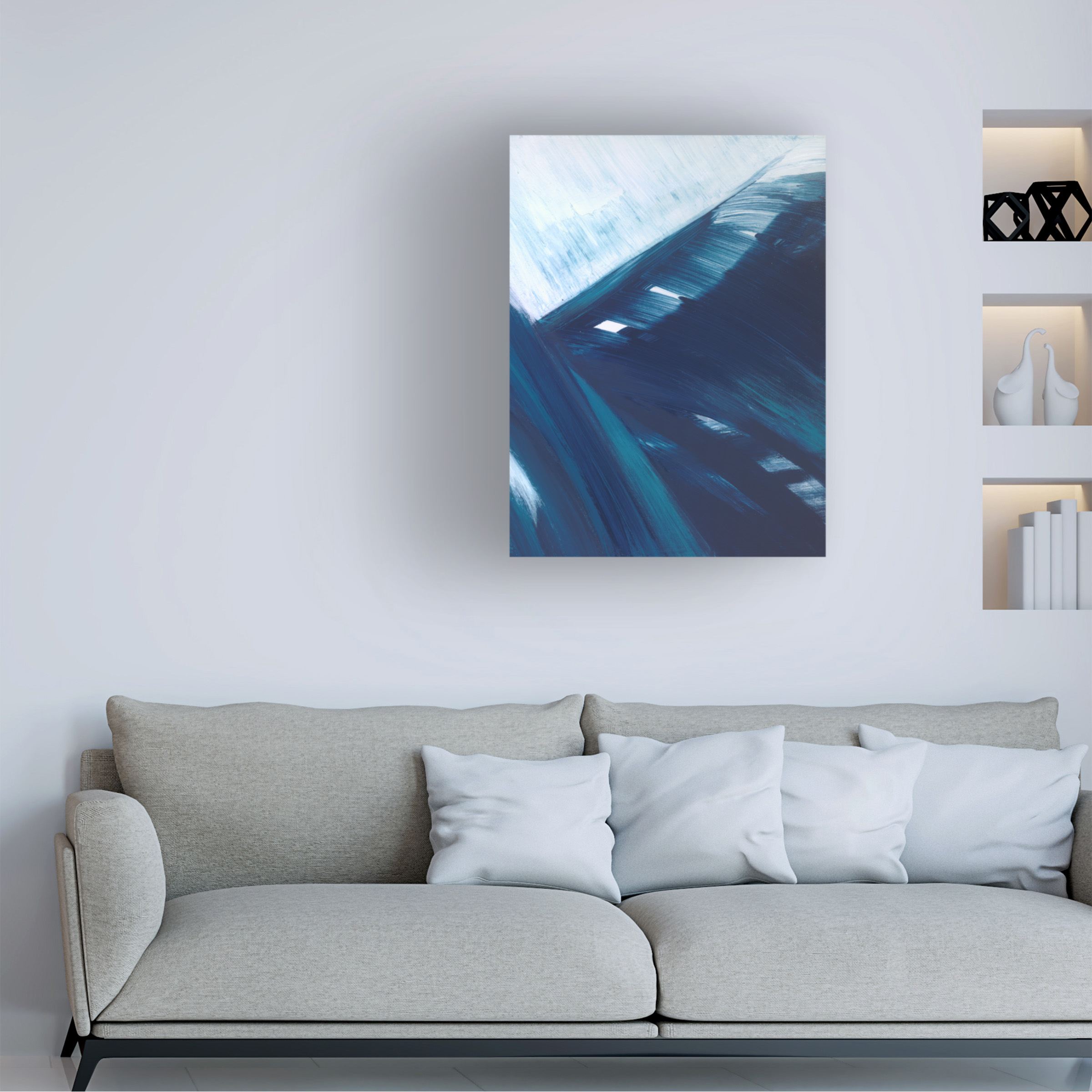 Suzanne Wilkins 'Fronds Kline II' Canvas Art