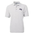 thumbnail image 2 of Men's Cutter & Buck Gray Stephen F Austin Lumberjacks Virtue Eco Pique Botanical Recycled Polo, 2 of 3