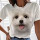 thumbnail image 4 of Camiseta de manga corta con estampado de animales para mujer, Jersey informal con cuello redondo, camisetas veraniegas coreanas para mujer, ropa de calle 2023, 4 of 4