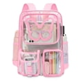 thumbnail image 2 of Mochila Transparente Impermeable Crvint Rosa Linda, 2 of 8
