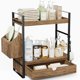 thumbnail image 1 of Organizador de baño Aollewoiti de madera de 2 niveles con cajón, 1 of 7