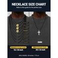 thumbnail image 2 of PROSTEEL Stainless Steel Necklace for Men Women 2mm Black Snake Chain 26 Inch Birthday Mother Jewelry Gifts for Adults Boyfriend Girlfriend, 2 of 8
