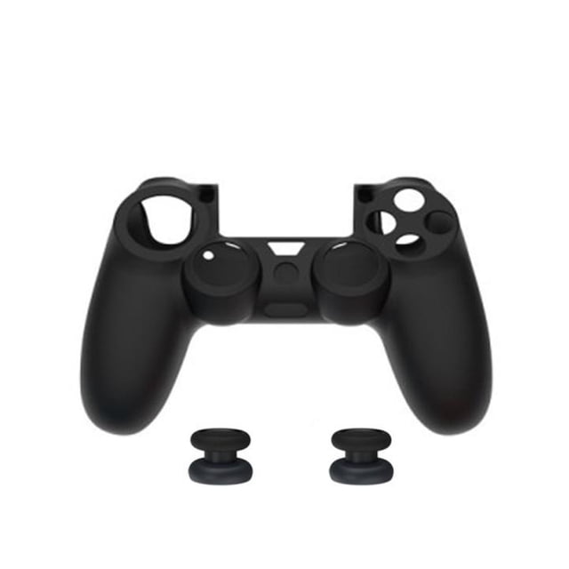 Compatible Con Empuñaduras De Mando De Ps4, Funda De Silicona Antideslizante, Juego De Piel, Accesorios De Juego Con Funda De Silicona Y 2 Tapas Basculantes 3 Uds Minnieouse EL017908-02