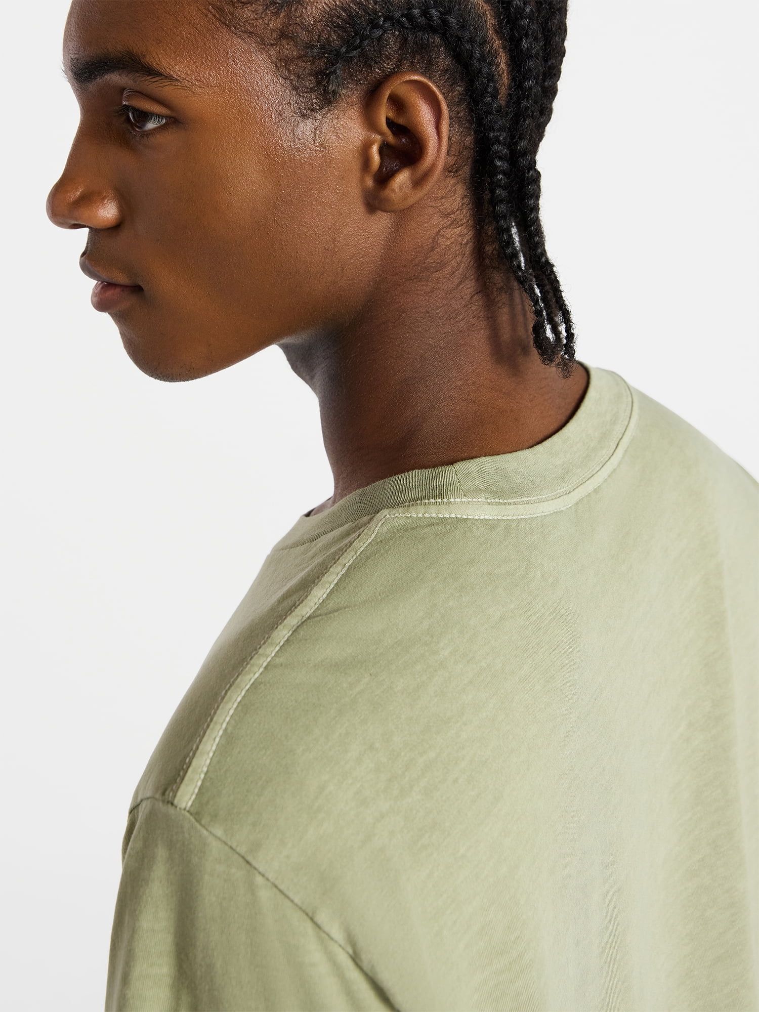 No Boundaries Standard Fit Cotton Tee with Short Sleeves, Men's and Big Men's XS-5XL