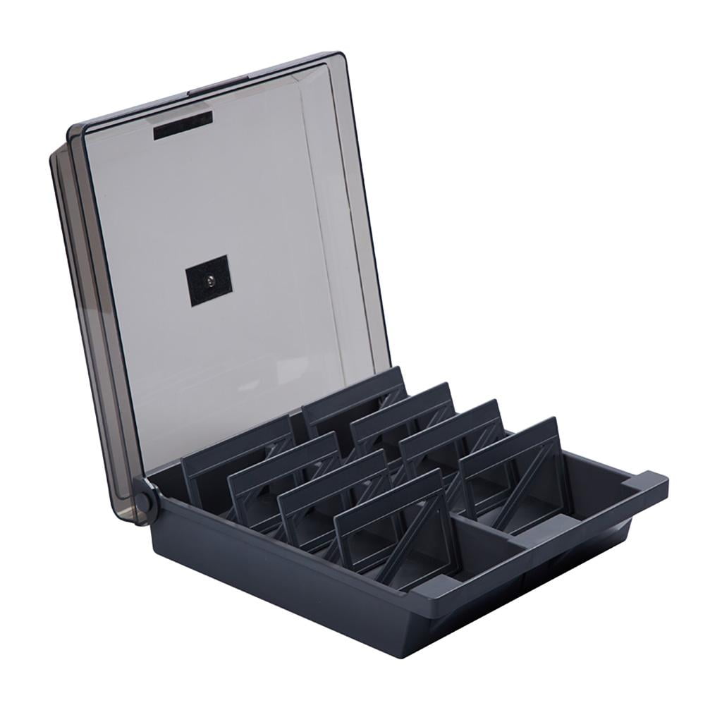 Business Card Holder, Name Card Organizer With Dividers Up To 1000 Standard Business Cards Capacity Home Office Desktop Business Card Organization Use