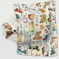 thumbnail image 6 of Pofeuu Dogs Funny Pets Print Puppy Blanket,Dog Blankets,Pet Blanket Cozy Cat Blankets for Indoor Cats, Fuzzy Pet Blanket for Kitten Doggy Dog Blankets-Large, 6 of 8