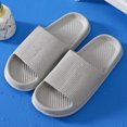 thumbnail image 1 of WDZKN zapatillas concisas de moda para mujer, chanclas planas ligeras de EVA para el Hogar, baño, masaje cómodo, toboganes de Interior para mujer, 1 of 7