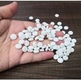 thumbnail image 2 of Cord Locks Toggles for Drawstrings Masks - Silicone Elastic Cord Adjuster Elastic Mask Adjustment Buckle Barrel Connectors Stopper for Sewing DIY Maskers 100pcs White, 2 of 3