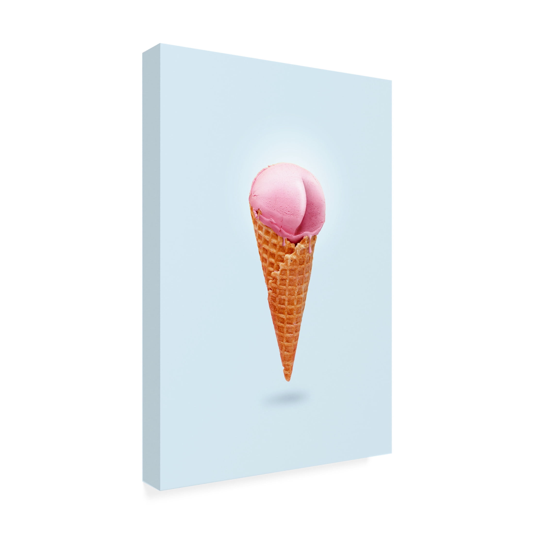 Trademark Fine Art Artem Pozdniakov Ice Cream Canvas Wall Art