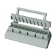 thumbnail image 1 of Máquina para hacer kebabs, de plástico, para barbacoa, para pinchos de carne, fácil de usar, manual, molde para kebabs (gris), utensilios de cocina, 1 of 6