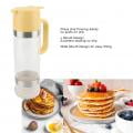 Honey Dispenser 350ml Clear Glass Syrup Dispenser with Handle Prevent Dripping Honey Container for Coffee Shops Restaurants Home