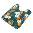 thumbnail image 7 of Yayeee Bath Rug for Bathroom Floor Non Slip Contour Fluffy Soft Absorbent Mat, 20"x24", Orange Fruit, 7 of 7