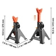 thumbnail image 4 of KFFKFF Non Slip Jack Stand Steel 6000 lbs, 2 Count, 4 of 9
