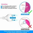 thumbnail image 5 of BRICK- Magnetic Charging Cable Usb 7Mm Fast Adapter Cord, 2.6Ft..., 5 of 6