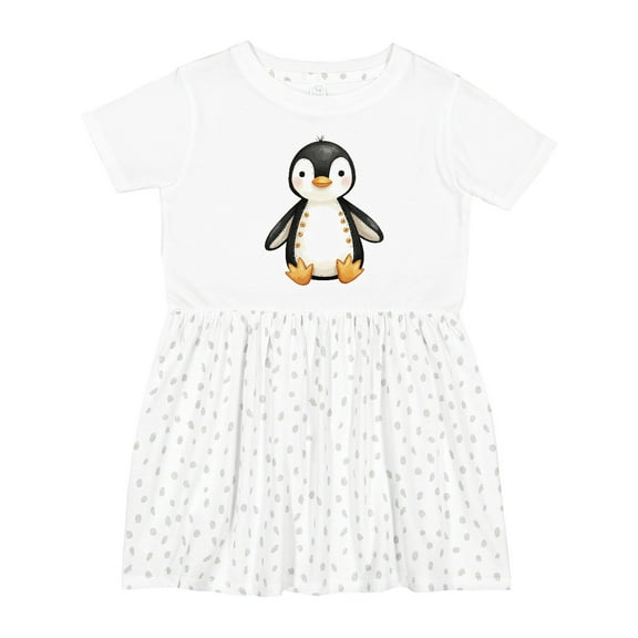 Inktastic Baby Penguin Girls Toddler Dress