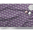 thumbnail image 2 of Soimoi Cotton Duck Fabric Dot & Ogee Damask Decor Fabric Printed Yard 56 Inch Wide, 2 of 3