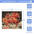 thumbnail image 5 of BZSMCE Towel Cotton Face Towel Soft Hand Towels Fashion Floral Majesty Pattern, 5 of 9