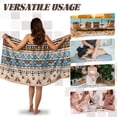 thumbnail image 5 of Yuyamidu Aztec Ethnic Gemoetric Shower Wrap for Women Multipurpose Bath Wrap Towels with Pocket Mid Length Spa Towel Wrap Size XL Lightweight Washcloth for Beach Sport, 5 of 7