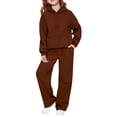 thumbnail image 2 of Blekii Childrens Winter Sportswear Set, Children's Winter Sportswear Set, Long Sleeve Hoodie & Pants for Boys Girls, Casual Two Piece Outfit Long Sleeve Hoodie Pants Outfit Winter Sports, Casual, 2 of 7