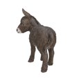 thumbnail image 3 of Garden Decor Animal Statue Standing Brown Donkey Looking Left Statue, 3 of 5