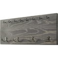 thumbnail image 5 of MyGift Vintage Wood Wall Mounted Coat Hook, Gray, 5 of 6