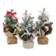 thumbnail image 5 of RV Tres mini decoraciones para árboles de Navidad Adornos para centros comerciales de vacaciones de Navidad Adornos para escritorio Árbol 20 * 15 cm Sailing Electrónica, 5 of 5