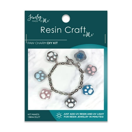 Resin Craft by Me Paw Charm Bracelet UV Resin DIY Kit