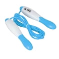thumbnail image 2 of Cuerda para saltar, cuerda de PVC, cuerda para saltar de conteo ajustable de plástico para entrenamiento de adultos, prueba deportiva para estudiantes, azul, 2 of 12