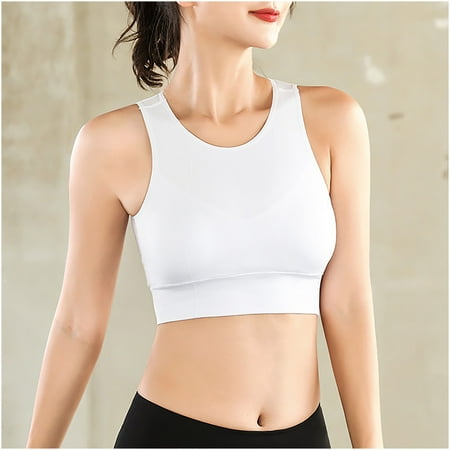 Ozmmyan Wirefree Bras for Women  Sports Bra Wirefree Comfort Sports Bras for Women Extra-Elastic Bra Active Yoga Sports Bras S-XXL 8Color  Summer Savings Clearance
