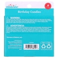 thumbnail image 7 of Pink and Blue Bow Birthday Candles Set, 6 Pieces, by Way To Celebrate, 7 of 7