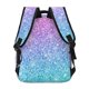 thumbnail image 4 of Disketp Multicolor Glitter Mochila Estampada para Hombre y Mujer – Mochila Ligera Clásica con Múltiples Bolsillos para Universidad, Trabajo y Viajes-One Size, 4 of 5