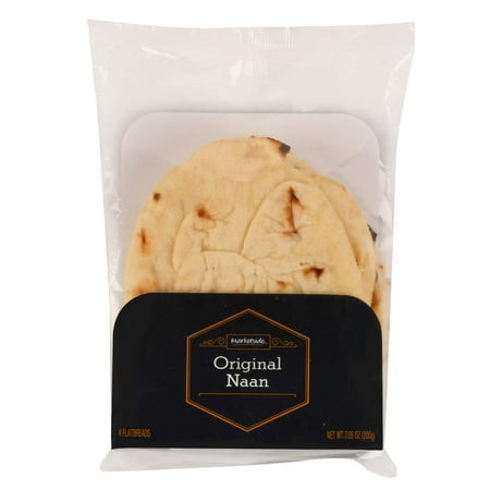 Marketside Original Naan, 7.5 oz, 4 Count