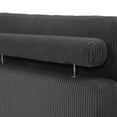 thumbnail image 6 of DREAMSIDEA Oversized Chaise Lounge for Living Room Modern Corduroy Sofa with Right Armrest Indoor Lounge Chair,Dark Grey, 6 of 9