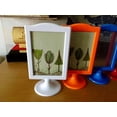 thumbnail image 5 of 4 Pack Standing Photo Frames,Self Standing Photo,Vertical Mount Sign Holders 4x6", Double Sided Tabletop Display,Each Frame Holds 2 Pictures,School,Wedding Party Table Numbers Holder More Colors, 5 of 7