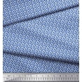 thumbnail image 3 of Soimoi Poly Georgette Fabric Dolphin Small Print Fabric by The Yard 52 Inch Wide, 3 of 3