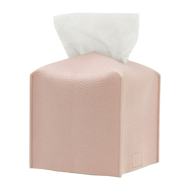 Contenant de Rangement pour Housse en Tissu Cuir - Rangement Élégant pour la Maison au Design Facile
