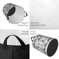 thumbnail image 2 of Lsque Lion Hippo Elephant On The Car Pattern Laundry Hamper Basket, Tall Woven Rope Hamper Basket for Clothes, Lightweight Storage Basket, Collapsible Waterproof-Medium, 2 of 6