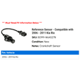 thumbnail image 2 of Reference Sensor - Compatible with 2006 - 2011 Kia Rio 2007 2008 2009 2010, 2 of 2