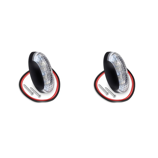 Speravity Luces de liquidación LED Indicadores de luz de marcador lateral impermeables profesionales Lámpara de advertencia de camión Luz roja 2piezas
