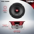 thumbnail image 4 of Altavoz DS18 PRO-X6BM de 6,5 pulgadas, 250 W RMS, 8 ohmios, 500 W como máximo, 4 of 8