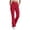 Red, variant on Edvintorg Womens Yoga Pants High Waisted Stretch Trouser Solid Color Straight Leg Athletic Pant with Pocket Fashion Clothing Black S-2XL