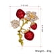 thumbnail image 2 of Broche de flor de fresa, joyería de moda, broche de joyería para mujer, estilo de moda como regalo para mujeres y niñas Sincero Electrónica, 2 of 4