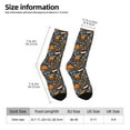 thumbnail image 2 of Vsdgher Fastfood 1 Crew Socks for Men & Women, Breathable Casual Athletic Ankle Socks, 2 of 6