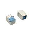 thumbnail image 1 of Unique Bargains Connecteur USB 3.0 Type B 9 Broches Femelle Prise 90 Degrés Soudure USB Réparation Remplacement Adaptateur Lot de 2, 1 of 5