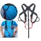 thumbnail image 5 of Arnés de seguridad para escalada, correas ascendentes, cinturón fijo ajustable, espeleología, barranquismo, supervivencia Estilo negro 2, 5 of 9