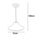 thumbnail image 5 of Lampara Colgante Luz Ideal, Campana 507 Chica Negra., 5 of 5