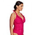 thumbnail image 3 of Ruffle Halter Underwire Tankini Top Swimsuit, 3 of 4
